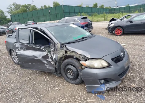 2010 Toyota Corolla S z USA, uszkodzony, nr VIN 2T1BU4EE1AC251156